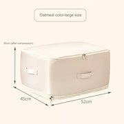 Compression Duvet Storage Bag – Large Capacity, Breathable Satin, Machine Washable