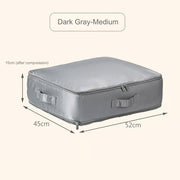 Compression Duvet Storage Bag – Large Capacity, Breathable Satin, Machine Washable