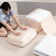 Compression Duvet Storage Bag – Large Capacity, Breathable Satin, Machine Washable